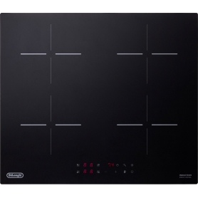 DE LONGHI YLI60 PIANO COTTURA A INDUZIONE 60CM 4 ZONE COTTURA IN VETROCERAMICA NERO - PROMO