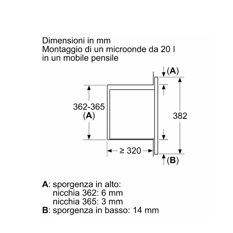 BOSCH BFL623MB4 Forno a Microonde da Incasso,...