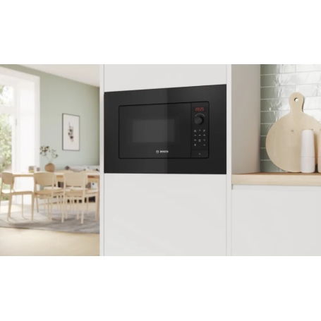 BOSCH BFL623MB4 Forno a Microonde da Incasso, 20Lt, Nero