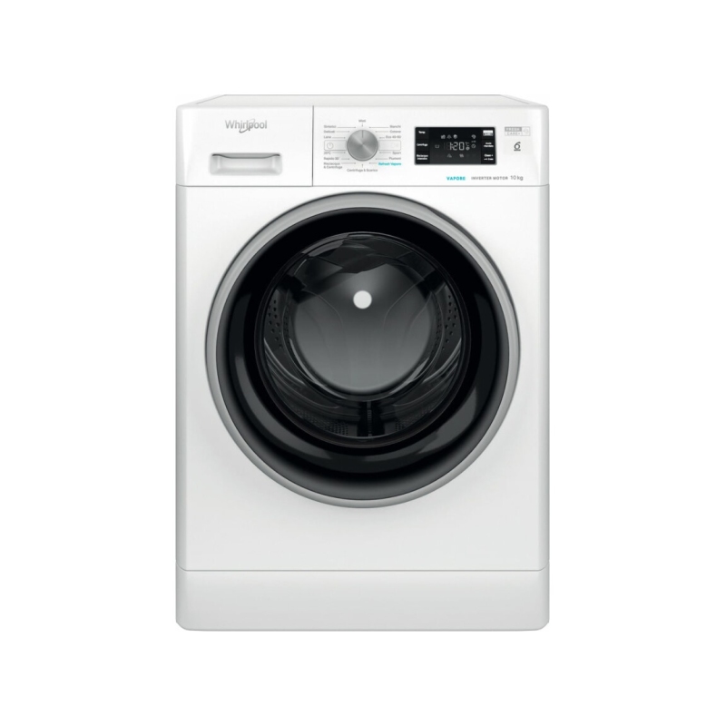 WHIRLPOOL FFB 1048 BSV IT LAVATRICE 10KG 1400 GIRI INVERTER FUNZIONE VAPORE CLASSE A - FFB1048BSVIT
