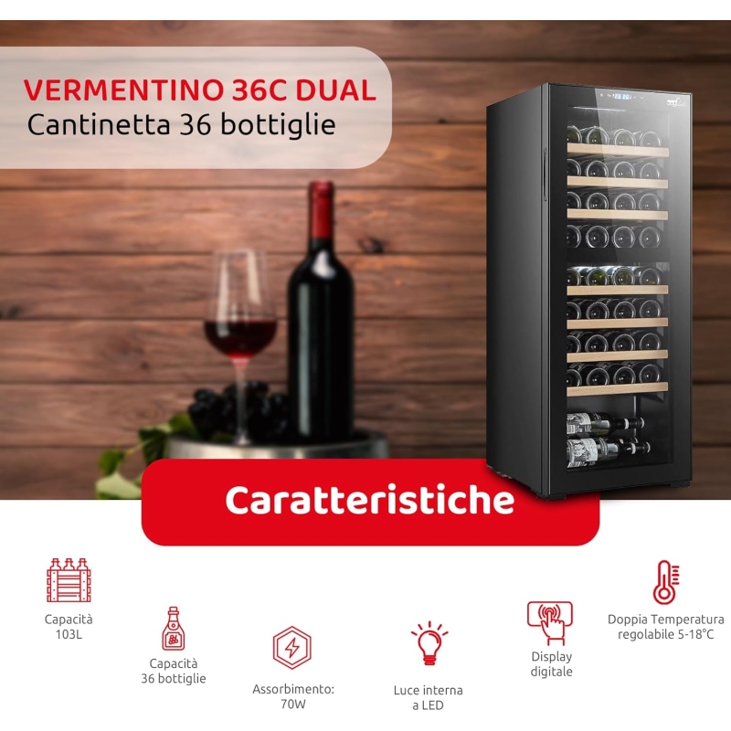 Melchioni Family VERMENTINO 36C DUAL Cantinetta...
