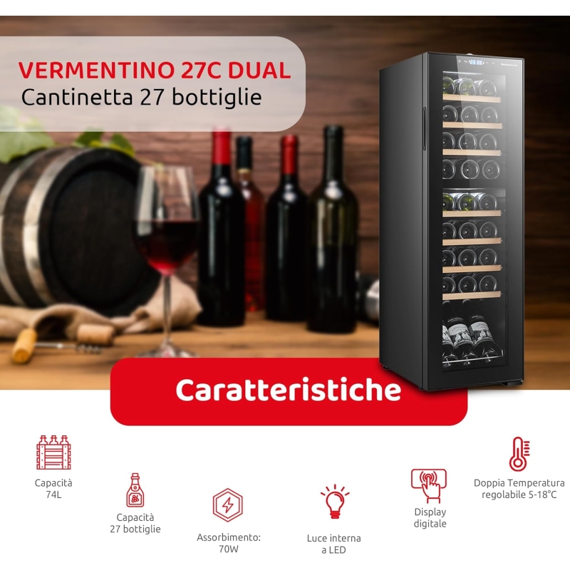 Melchioni Family VERMENTINO 27C DUAL Cantinetta...