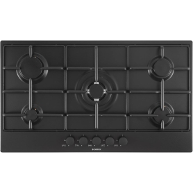 OUTLET SCHOCK O-STS955BK PIANO COTTURA 90CM 5 FUOCHI A...