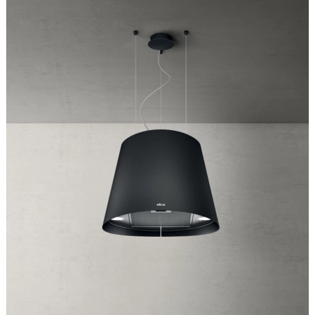 ELICA PRF0071970D JUNO BK/F 51 CAPPA AD ISOLA SOSPESA FILTRANTE 51 CM CLASSE A - NERO