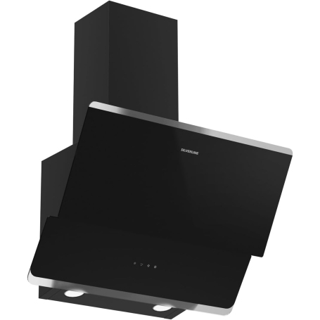 Silverline 3490.6.733.01 Cappa a Parete 60cm, Classe A, Colore Nero