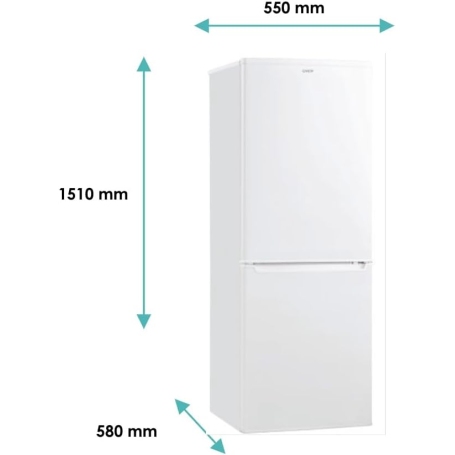dimensioni del Frigorifero Combinato Libera Installazione Candy CHCS 514EW