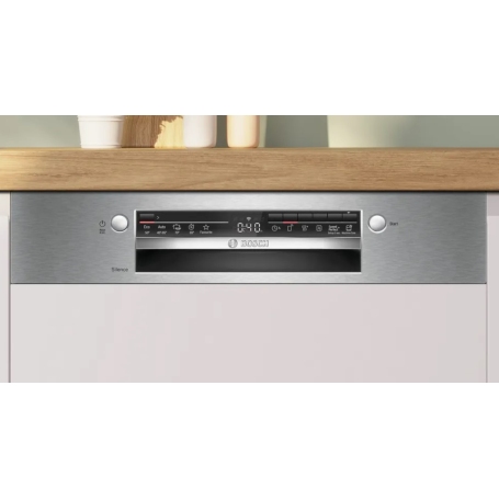 Bosch SMI2HTS06E Lavastoviglie da Incasso con Frontalino Inox, 13 Coperti, Wifi, Classe C
