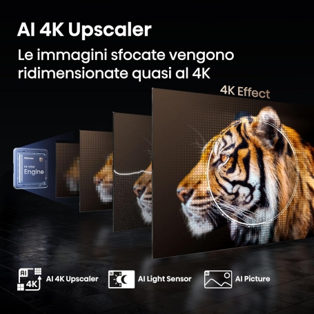 HISENSE 100E7QPRO TV QLED 100'' UHD 4K SMART TV