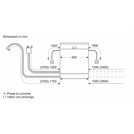 BOSCH SMS8TCI04E LAVASTOVIGLIE LIBERA INSTALLAZIONE 14 COPERTI ZEOLITE WIFI CLASSE A INOX