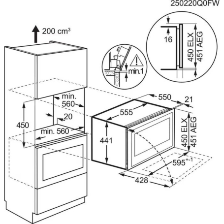 ELECTROLUX KBW6H CANTINETTA VINO DA INCASSO 45CM 15 BOTTIGLIE CLASSE F