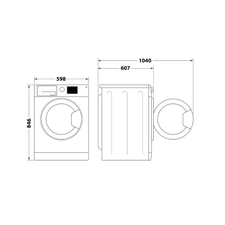 Hotpoint Ariston HPT 84D BS IT Asciugatrice 8Kg, Pompa di calore, Vapore, PetHaircare, Wifi, Classe C – HPT84DBSIT
