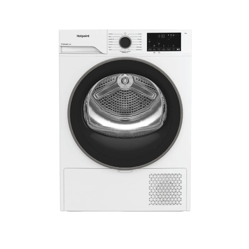 Hotpoint Ariston HPT 84D BS IT Asciugatrice 8Kg, Pompa di calore, Vapore, PetHaircare, Wifi, Classe C – HPT84DBSIT