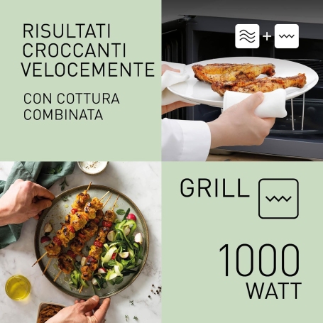 Panasonic NN-K35NWMEPG Forno a Microonde 24Lt, Grill, Bianco