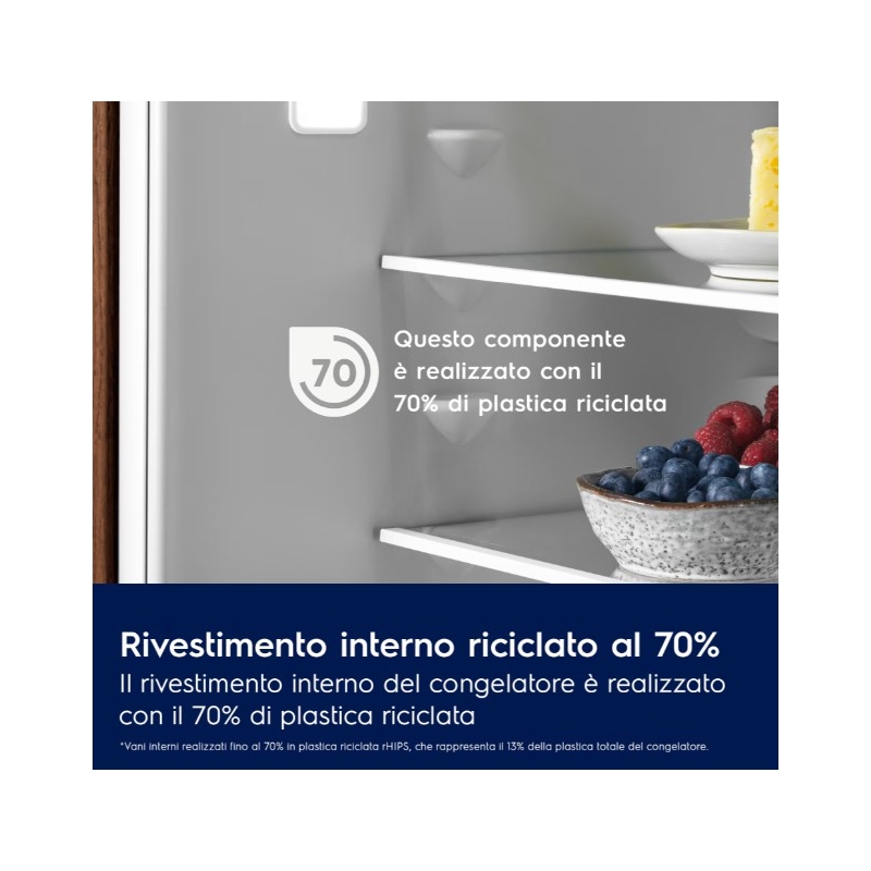 Electrolux KUN7NE18S Congelatore da Incasso...