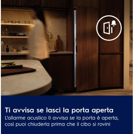 Electrolux KUN7NE18S Congelatore da Incasso Serie 700, No Frost, 212 Lt, 7 Cassetti, Classe E