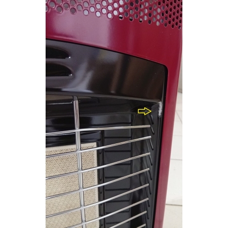 OUTLET CAMPINGAZ IR5000 STUFA A GAS GPL INFRAROSSI 4100W CON VANO BOMBOLA - BORDEAUX - CON DIFETTI