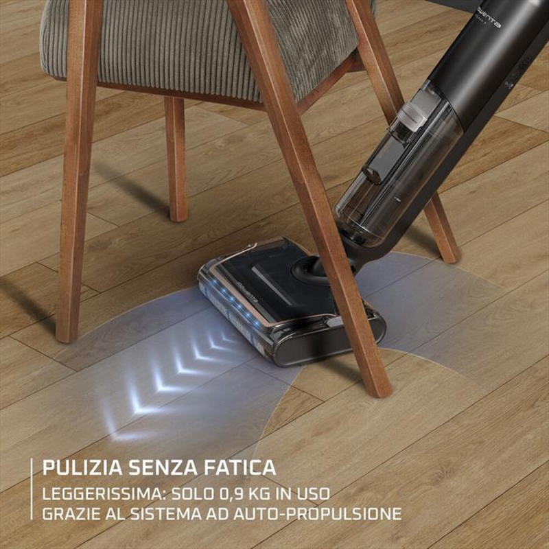 Rowenta X-Clean 7 Lavapavimenti senza fili,...