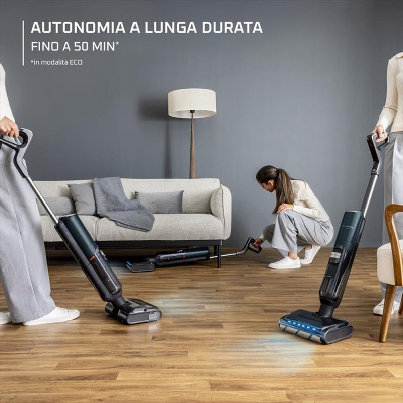 Rowenta X-Clean 7 Lavapavimenti senza fili,...