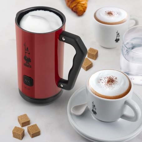 BIALETTI MILK FROTHER MONTALATTE ELETTRICO CAPACITA' 150 ML COLORE ROSSO