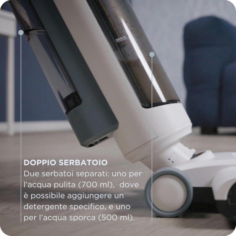 ARIETE 2483 Lavapavimenti Aspira e Lava solidi...