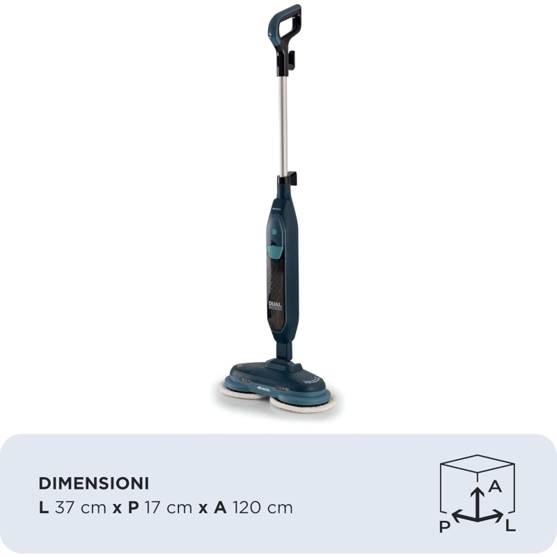 Ariete Dual Steam Scrub Scopa a Vapore 1200w,...