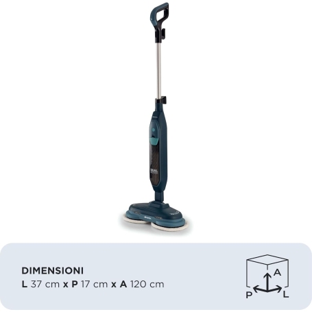 Ariete Dual Steam Scrub Scopa a Vapore 1200w, 400 ml - 4178