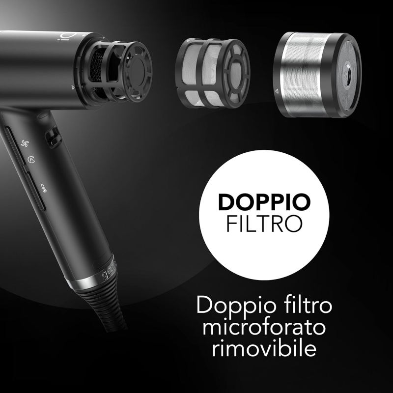 GA.MA IQ1 PERFETTO ASCIUGACAPELLI LEGGERISSIMO...