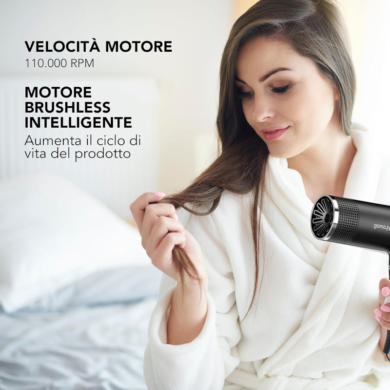 GA.MA IQ1 PERFETTO ASCIUGACAPELLI LEGGERISSIMO...