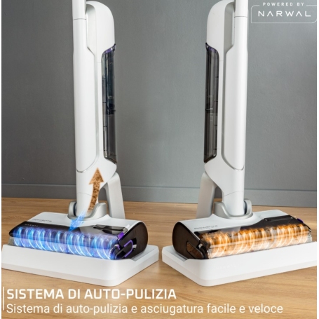 Rowenta X-Clean 10 Lavapavimenti senza fili, aspira solidi e liquidi - GZ7035WO