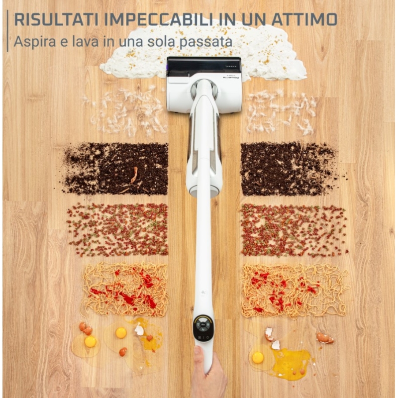 Rowenta X-Clean 10 Lavapavimenti senza fili,...