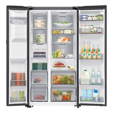 SAMSUNG RS80F64JEBEF FRIGORIFERO SIDE BY SIDE NO FROST 634LT WIFI DISPENSER CLASSE E NERO