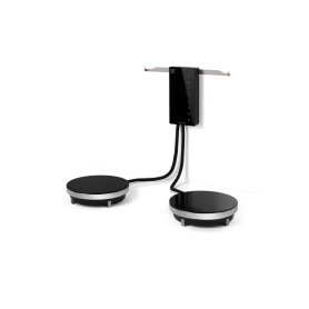 Fabita ORDINE Piano a induzione dotato di 2 piastre indipendenti - BLACK/CROMO