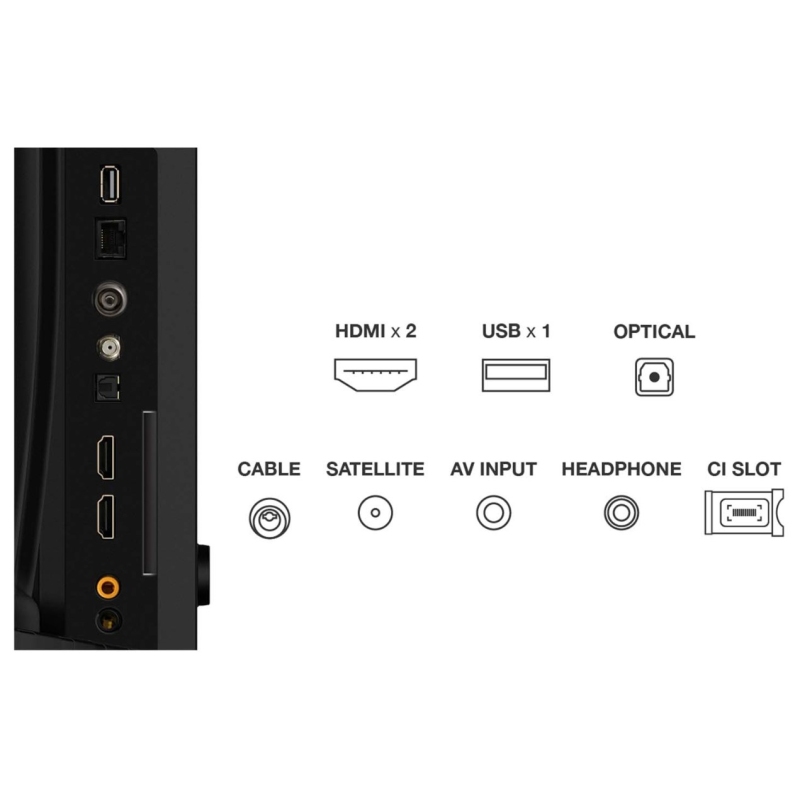 Tcl 32S49K Tv Qled 32'' Smart tv HD Ready