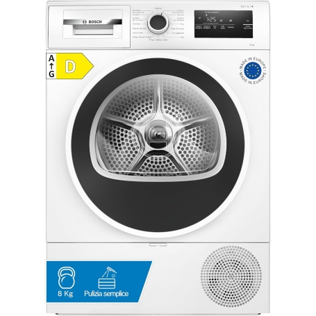 Bosch WTH85218II Asciugatrice a pompa di calore 8Kg, Classe D