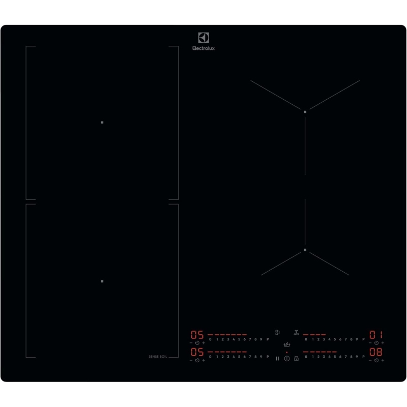Piano cottura Electrolux KIS62453I induzione 60cm cristallo nero