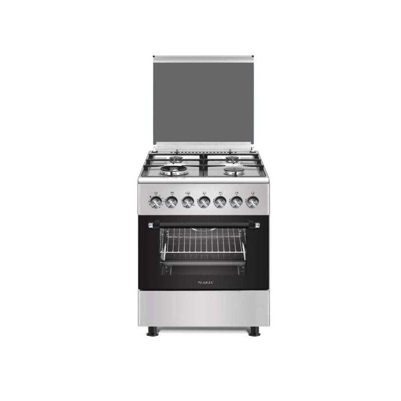 LAREL L60GX CUCINA 60X60 4 FUOCHI A GAS E FORNO A GAS VENTILATO - INOX
