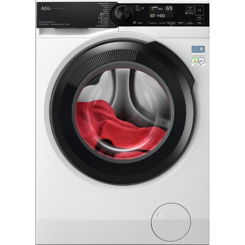 Aeg XLR7FH11YV Lavatrice 11Kg, 1400 Giri, Ecodosatore, Wifi, Vapore, Classe A