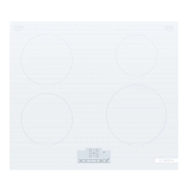 BOSCH PUE612BB1E PIANO COTTURA A INDUZIONE 60CM SENZA PROFILI 4 ZONE COTTURA COLORE BIANCO