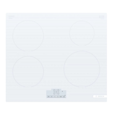 BOSCH PUE612BB1E PIANO COTTURA A INDUZIONE 60CM SENZA PROFILI 4 ZONE COTTURA COLORE BIANCO