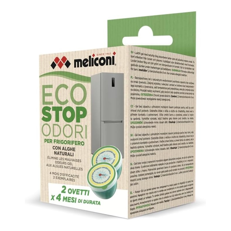 Meliconi Eco Stop Odori Frigo con Alghe Marine...