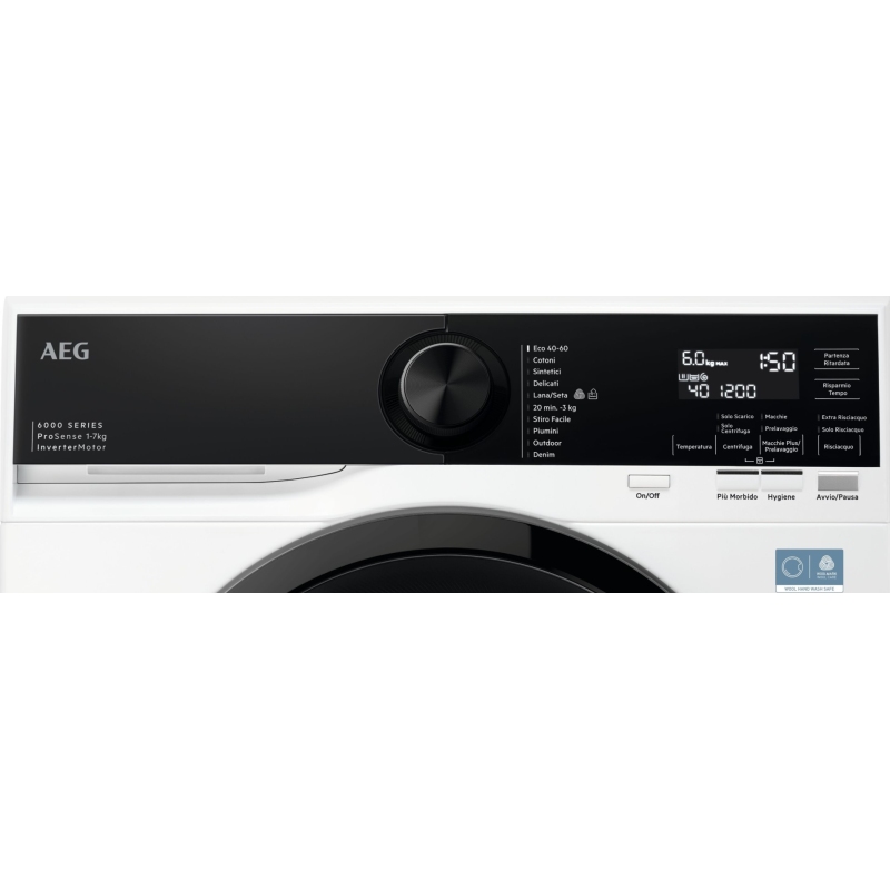 Aeg L6SE47A Lavatrice slim 7Kg, 1400 giri,...