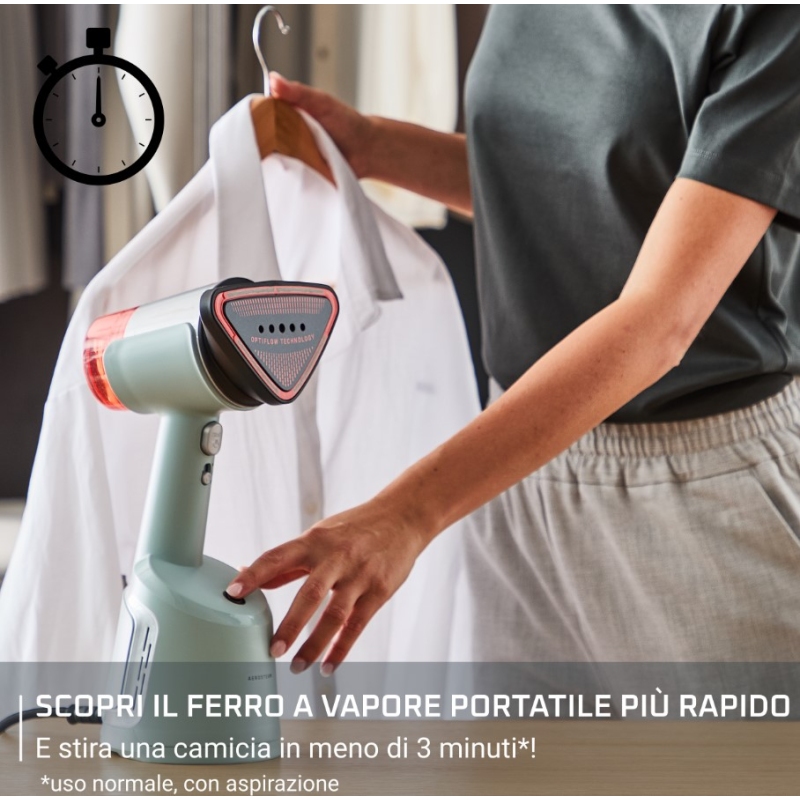 ROWENTA DR9814 AeroSteam Stiratore Verticale