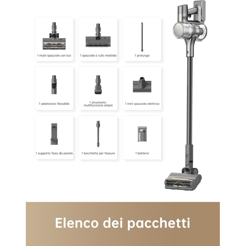 DREAME R20 SCOPA ELETTRICA RICARICABILE CON...