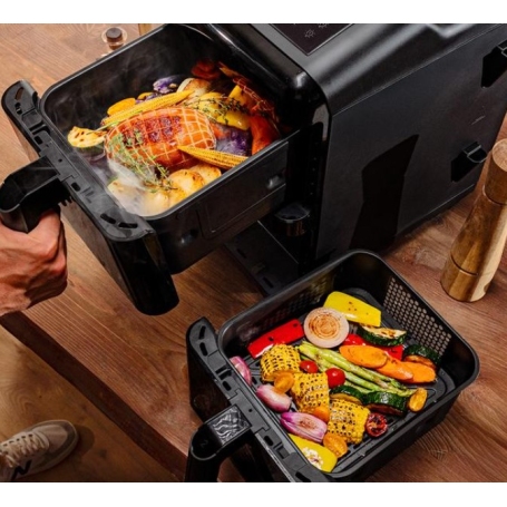 CECOTEC Cecofry DuoLevel 12000 Window Friggitrice ad aria da 12Lt con 2 cestelli - DUOLEVEL12000WINDOW