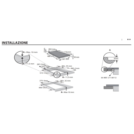 HOTPOINT HQ 0930S NE PIANO COTTURA A INDUZIONE 28CM 2 ZONE COTTURA