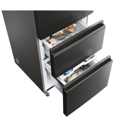 HAIER HTW5618DNPT FRIGORIFERO 3 PORTE NO FROST 414LT WIFI CLASSE D COLORE NERO