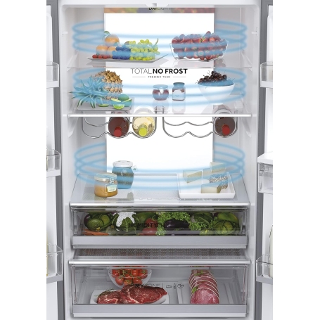 HAIER HFW7720ENMB FRIGORIFERO 4 PORTE 477LT NO FROST WIFI CLASSE E - NERO