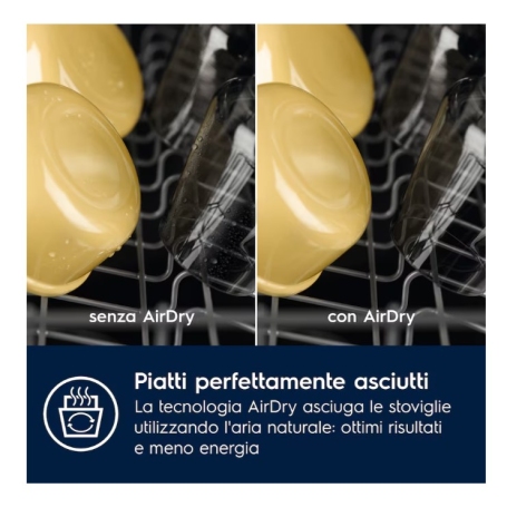 ELECTROLUX EES47400L LAVASTOVIGLIE DA INCASSO A SCOMPARSA TOTALE 60CM 13 COPERTI INVERTER CLASSE C