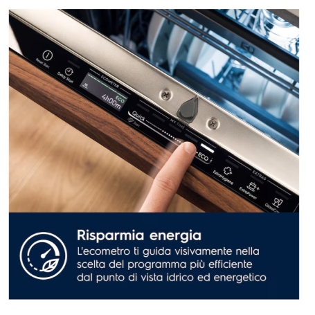 ELECTROLUX EES47400L LAVASTOVIGLIE DA INCASSO A SCOMPARSA TOTALE 60CM 13 COPERTI INVERTER CLASSE C