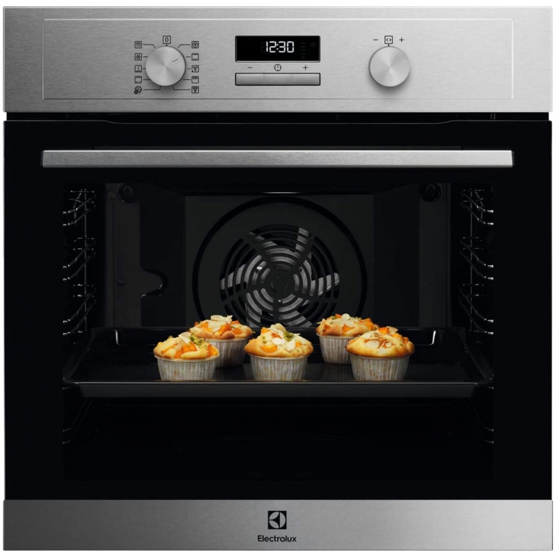 ELECTROLUX EOF4P04X FORNO ELETTRICO DA INCASSO PIROLITICO 60CM 72LT FUNZIONE PIZZA CLASSE F INOX - PROMO